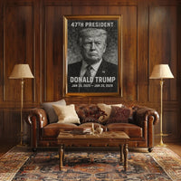 Donald Trump 47th President Poster