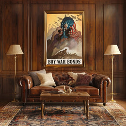 Rally for Support: Buy War Bonds Poster PosterGoat