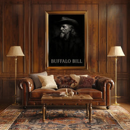 Buffalo Bill Portrait American West Historical Poster