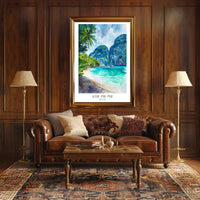 Koh Phi Phi Tropical Paradise Travel Poster PosterGoat