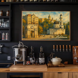 Architectural Beauty of Moldova Poster