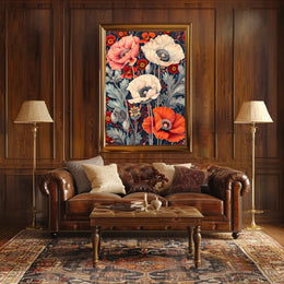 Vibrant Floral Symphony Wall Art Print