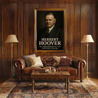 Herbert Hoover 31St President Poster Vintage Wall Art Decor