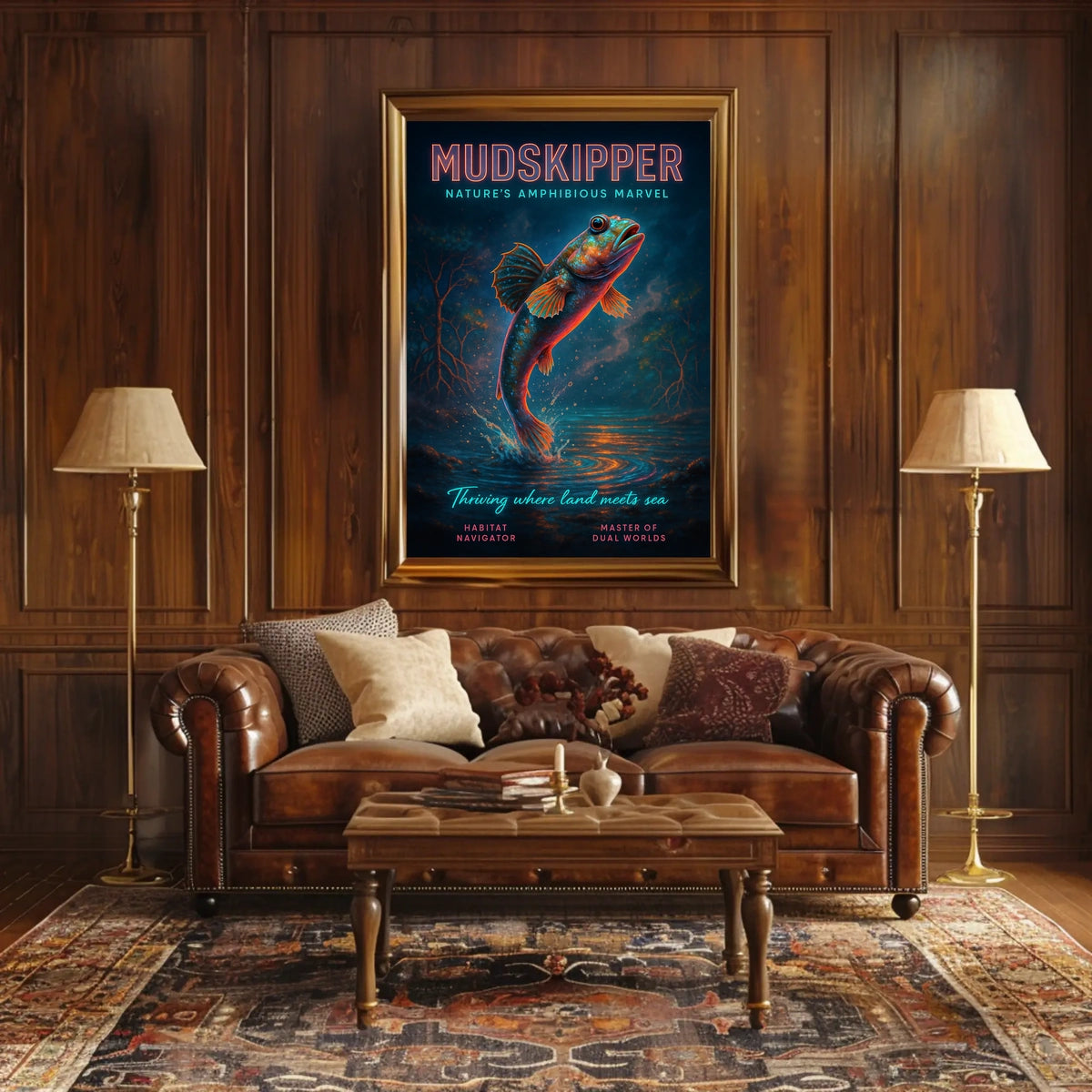 Mudskipper Natures Amphibious Marvel Poster