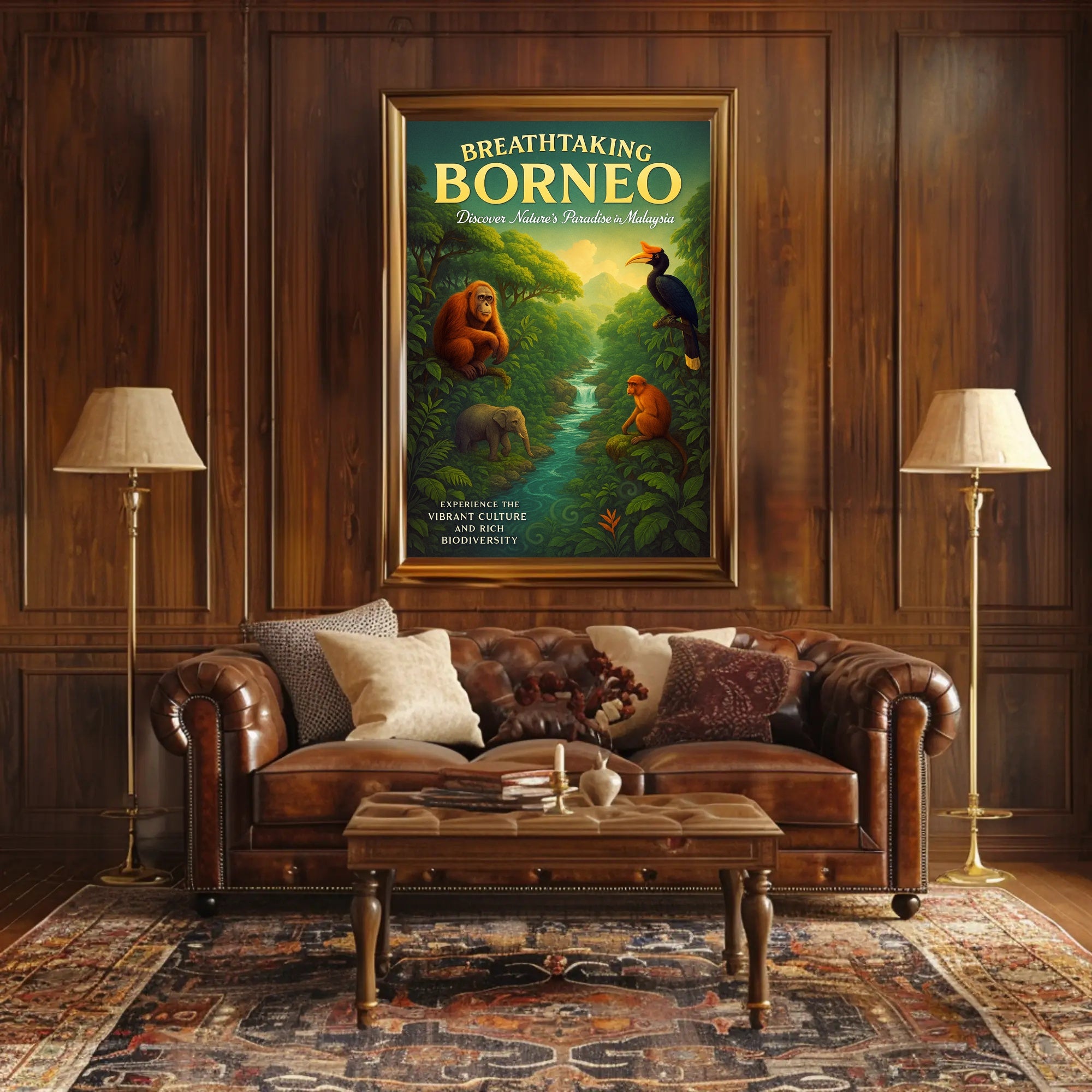 Breathtaking Borneo Poster