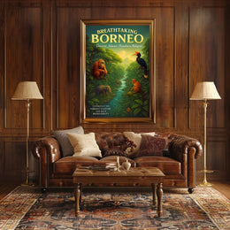 Breathtaking Borneo Poster