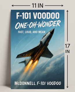 F-101 Voodoo One-Oh-Wonder Poster PosterGoat