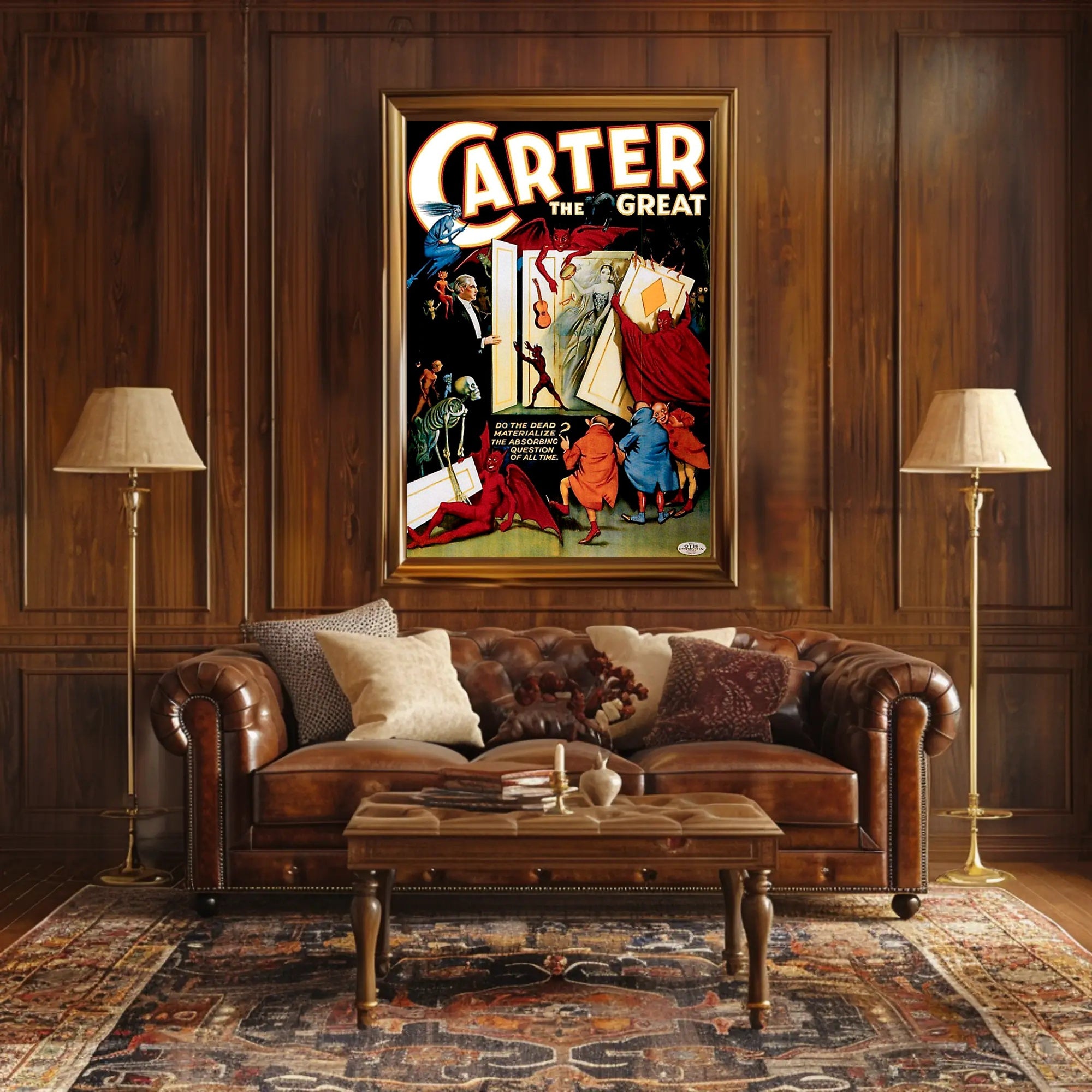 Carter the Great Magic Show Vintage Art Poster
