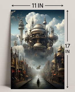 SimalRmonask A Steampunk Vision Poster