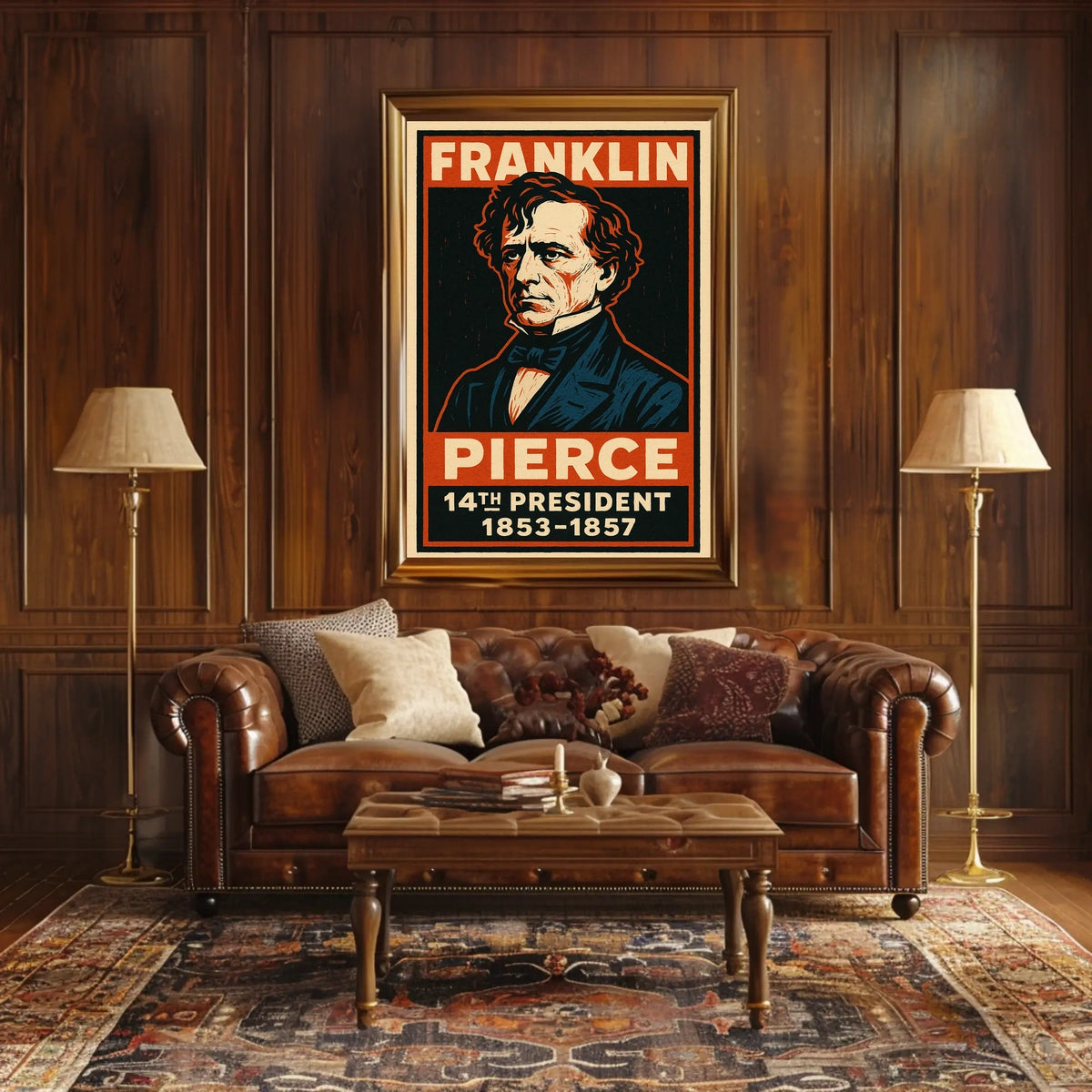 Franklin Pierce 14Th President Poster