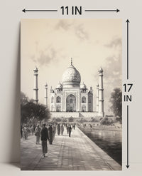 Timeless Beauty Of The Taj Mahal Poster