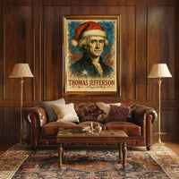 Thomas Jefferson 3rd President of the United States Christmas SeriesPoster