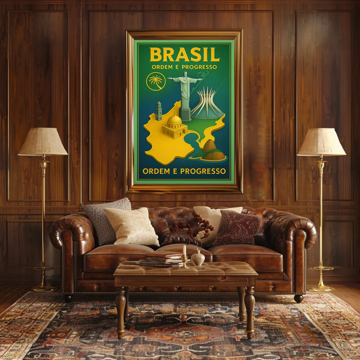 Brazil Ordem E Progresso Poster