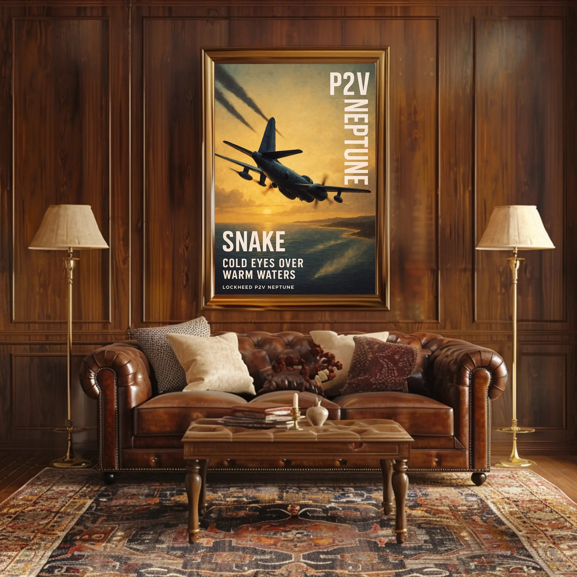 Snake Cold Eyes Over Warm Waters Poster PosterGoat