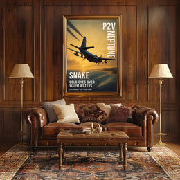 Snake Cold Eyes Over Warm Waters Poster PosterGoat