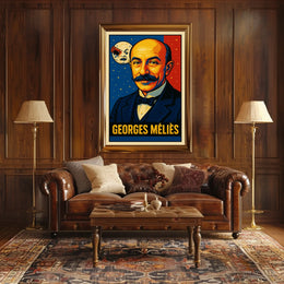 Georges Méliès Cinematic Pioneer Poster