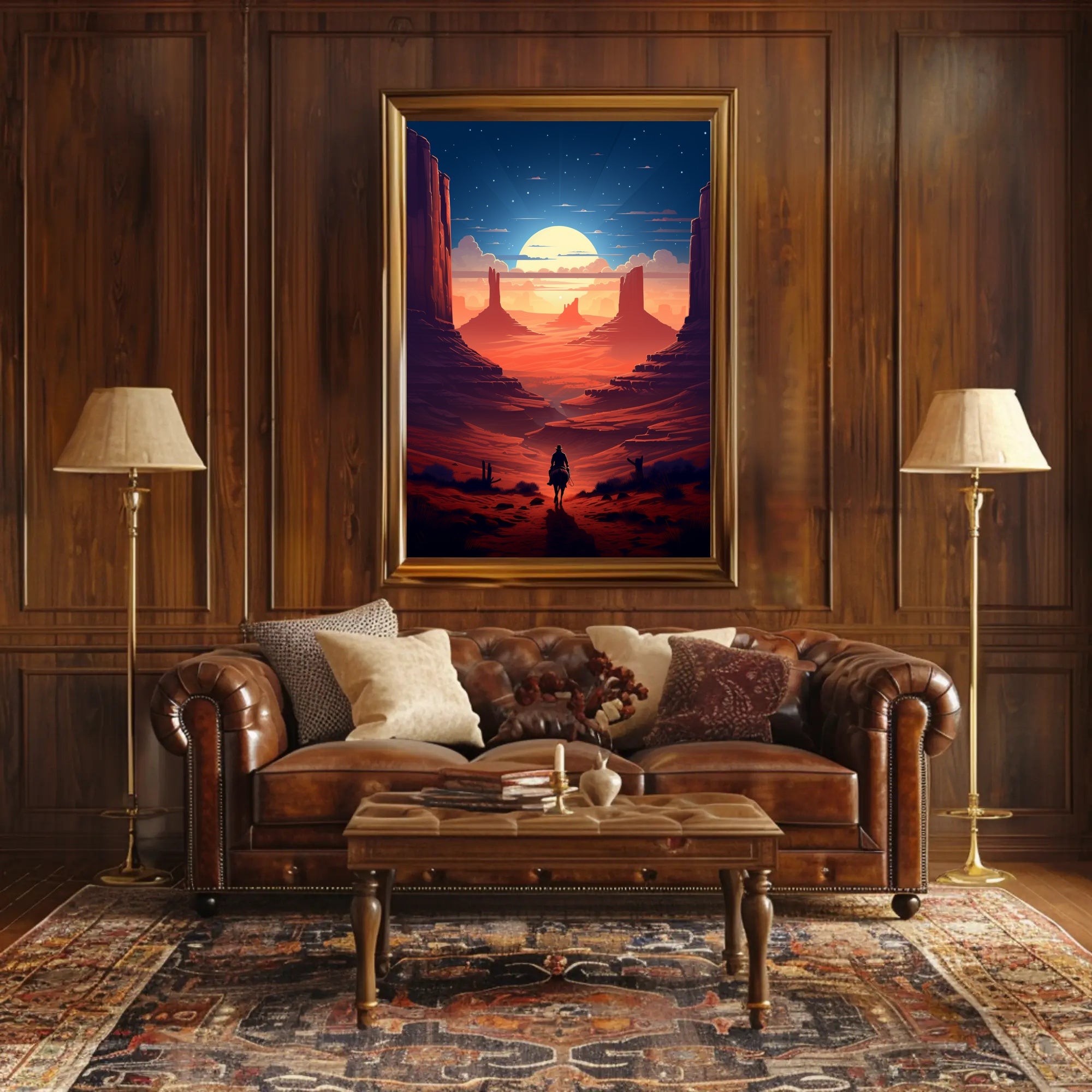 Journey Through The Desert Poster PosterGoat