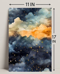 Dreamy Celestial Night Sky: Space or Astronomy Poster