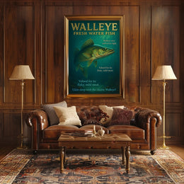 The Elusive Walleye Poster