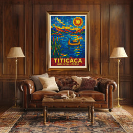 Titicaca Bolivia-Peru Poster