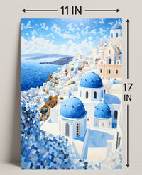 Santorini Serenity Poster