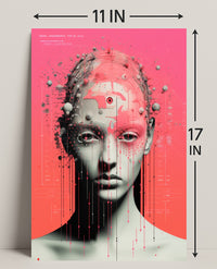 Futuristic Mindscape Poster