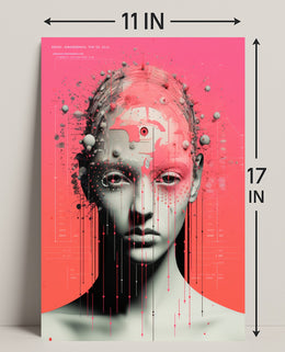 Futuristic Mindscape Poster