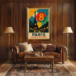 Paris Champs-Élysées Poster