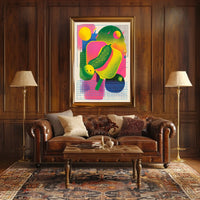 Vibrant Abstract Composition Poster