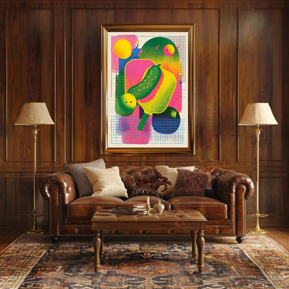 Vibrant Abstract Composition Poster