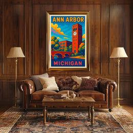 Ann Arbor, Michigan Poster