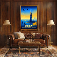 Dubai Where Tradition Meets Innovation Poster PosterGoat