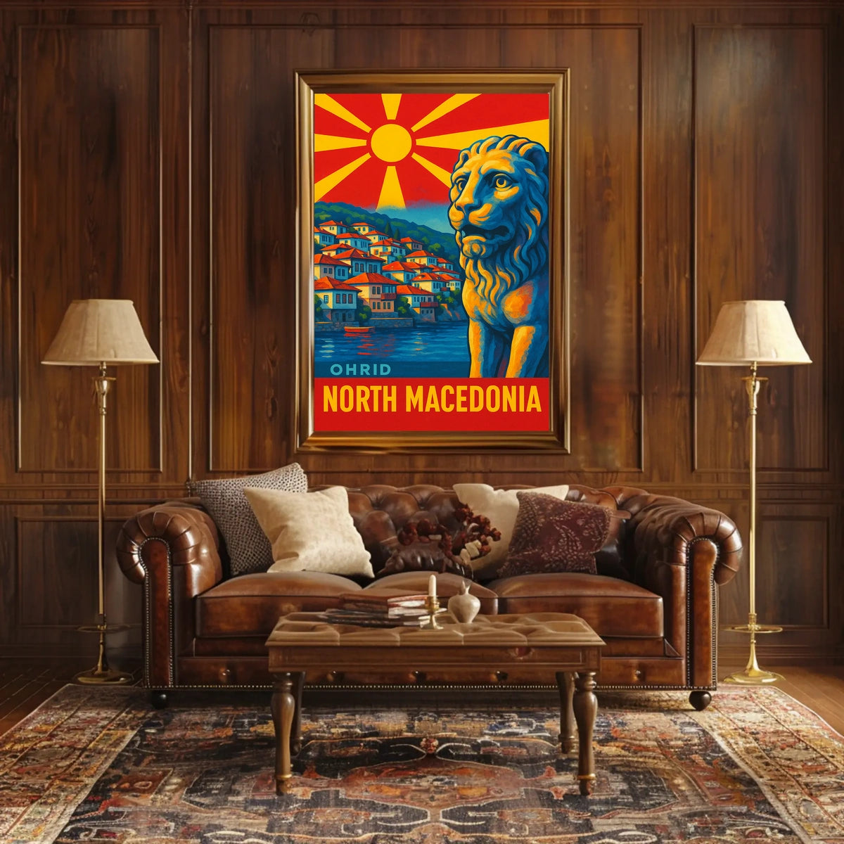 Discover Ohrid, North Macedonia Poster