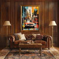 Urban Vibes A Colorful Journey Poster