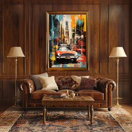 Urban Vibes A Colorful Journey Poster