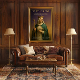 St. Etheldreda The Resilient Queen Poster