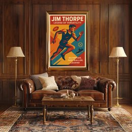 Jim Thorpe The Ultimate Sports Legend Jim Thorpe Poster