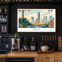 Austin Cityscape Poster
