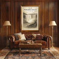 Niagara Falls New York 1850 Poster PosterGoat