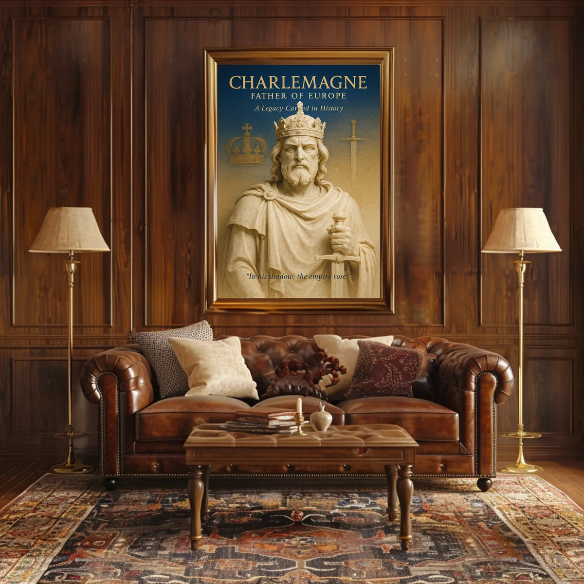 Charlemagne Father Of Europe Poster