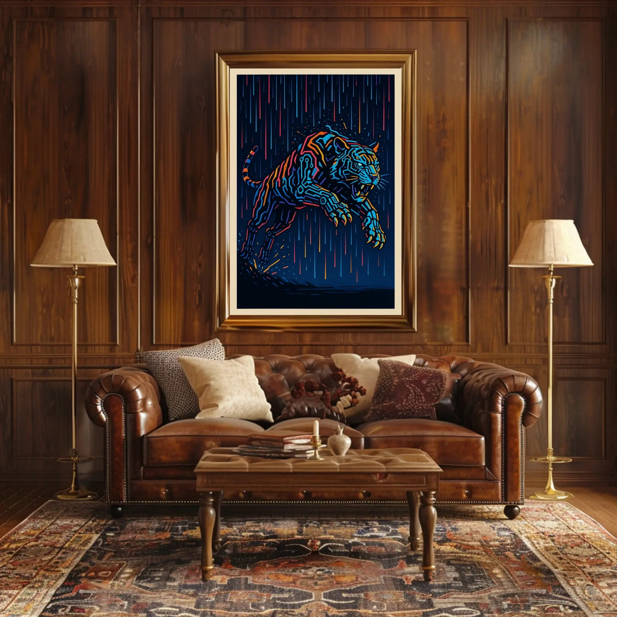 Cybernetic Tiger Poster