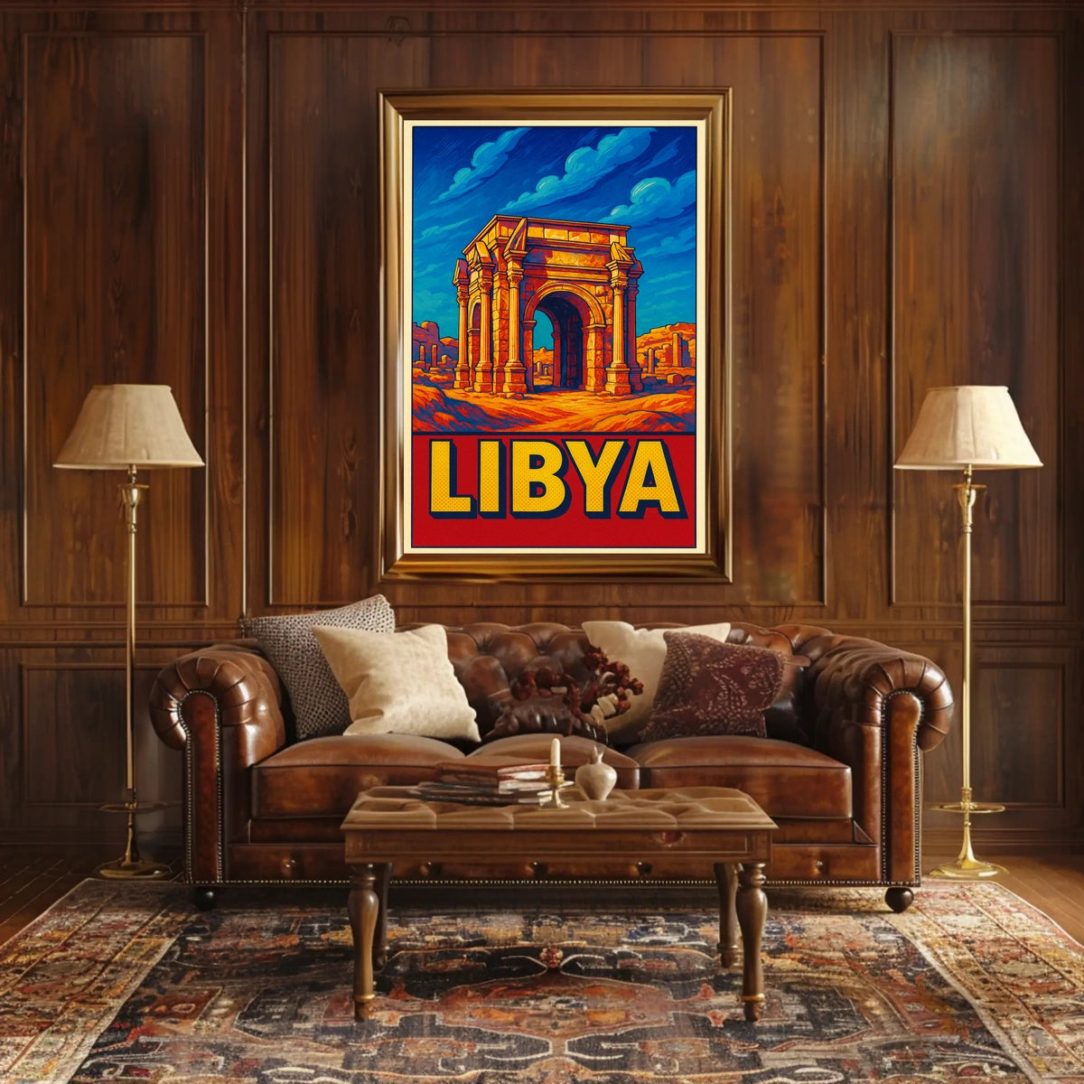 Libya Ancient Ruins Poster