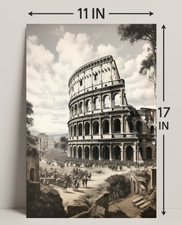 The Colosseum In Ancient Rome Poster