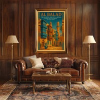 Al Balad The Colorful Old City Of Poster