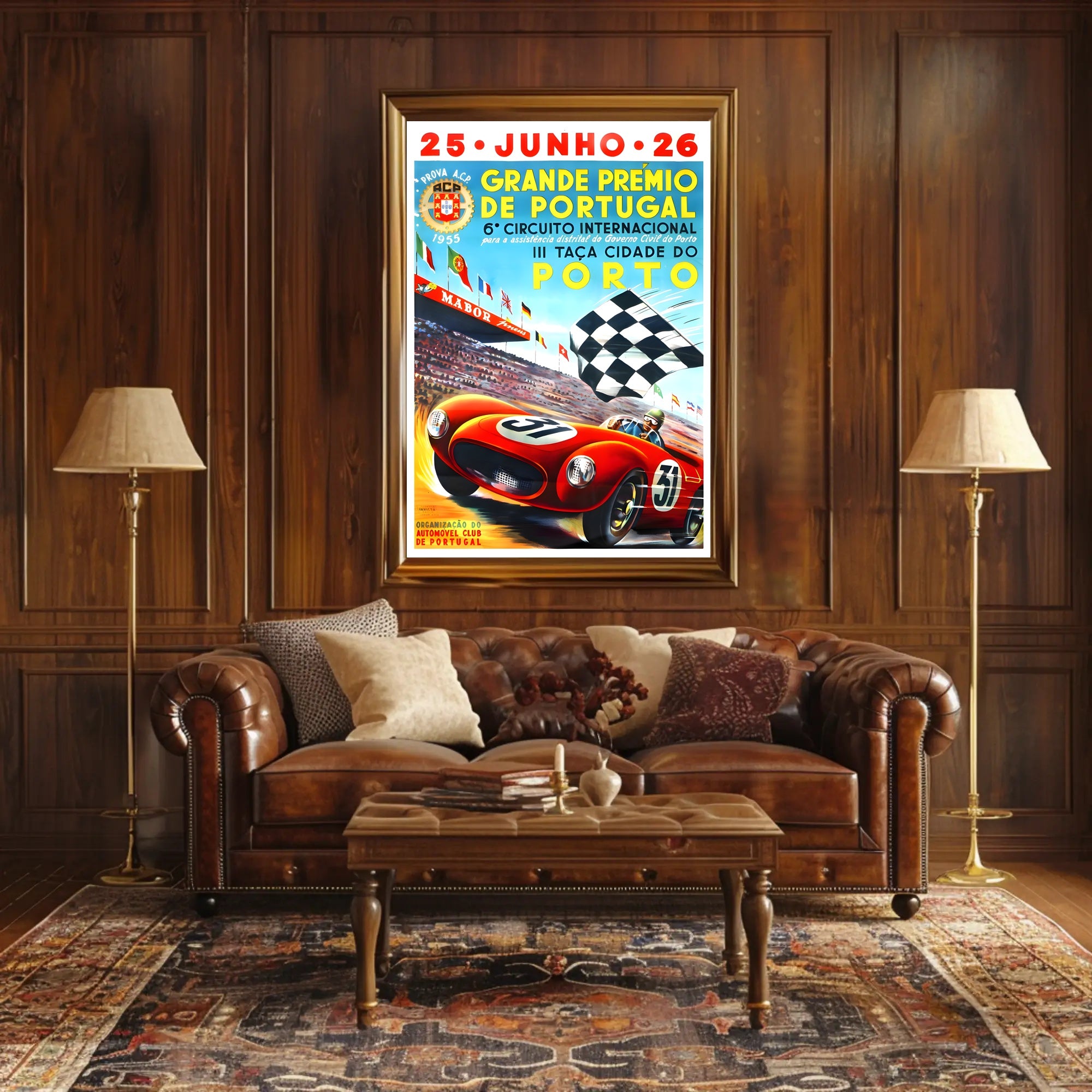 Grande Prémio de Portugal 1955 Poster