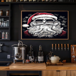 Cool Santa Vibes Poster