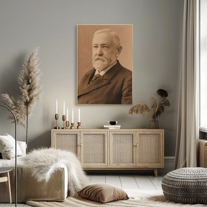 Benjamin Harrison 23rd President Sepia Photo