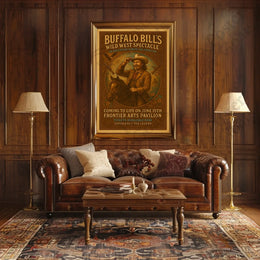 Buffalo Bill's Wild West Adventure Vintage Heritage Poster