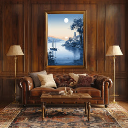 Tranquil Coastal Evening Poster PosterGoat