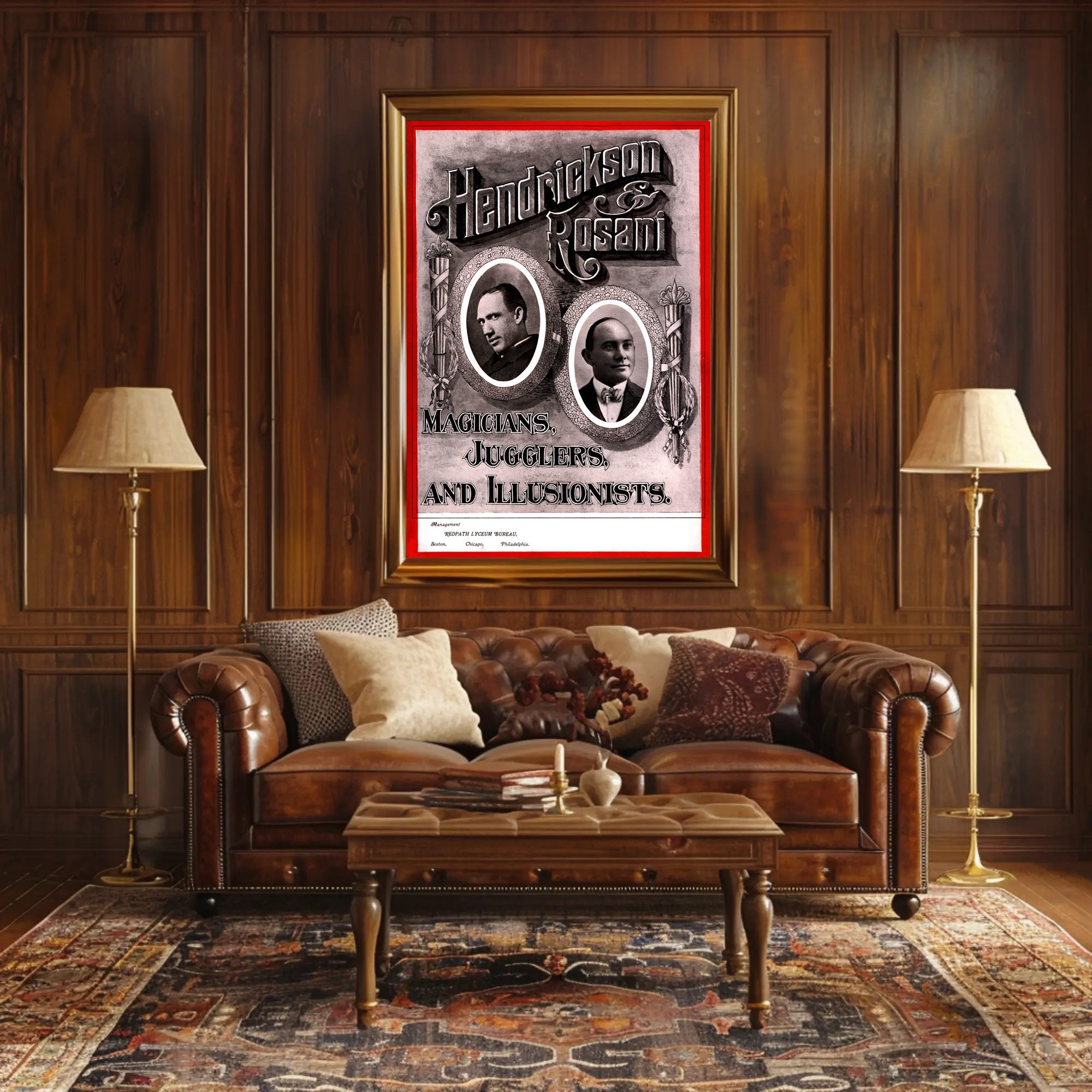 Vintage Magic Show Poster with Charm - Cultural or Heritage Poster